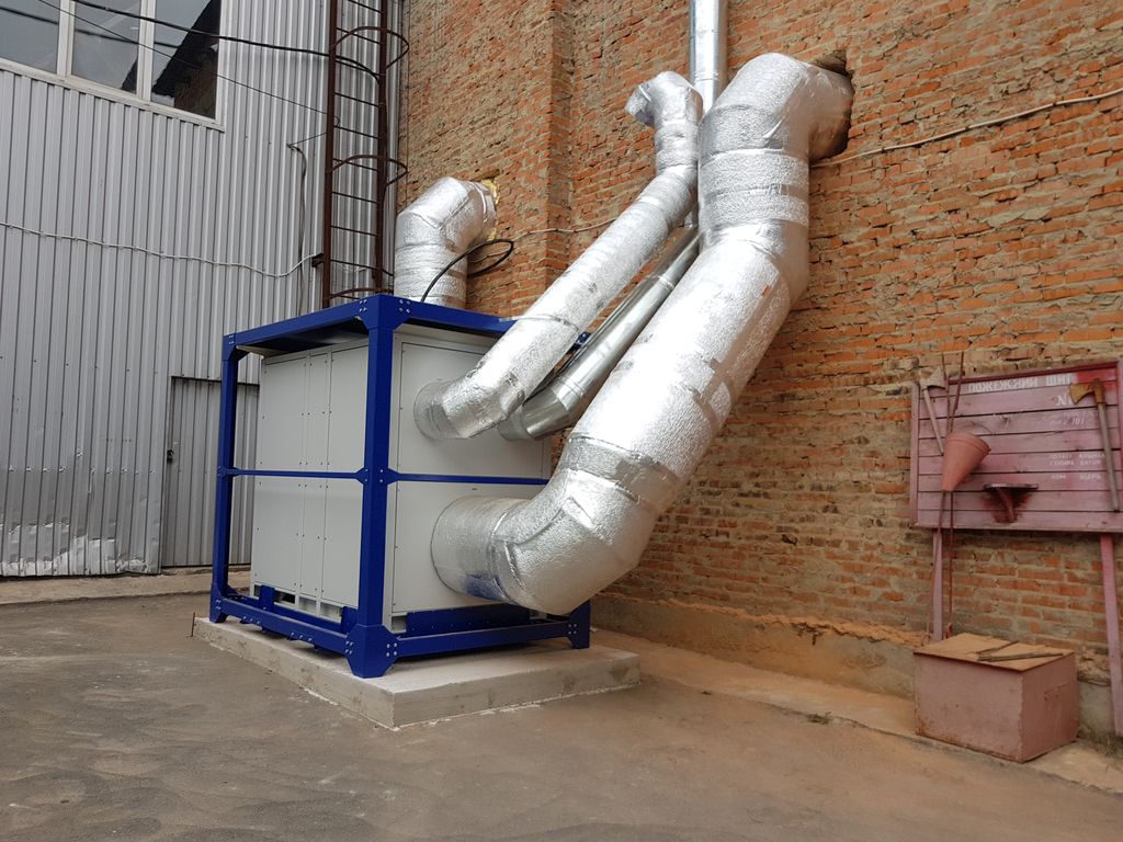 Осушувач повітря на цукровому заводі